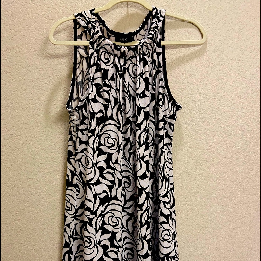 Beautiful black and white shirt dress